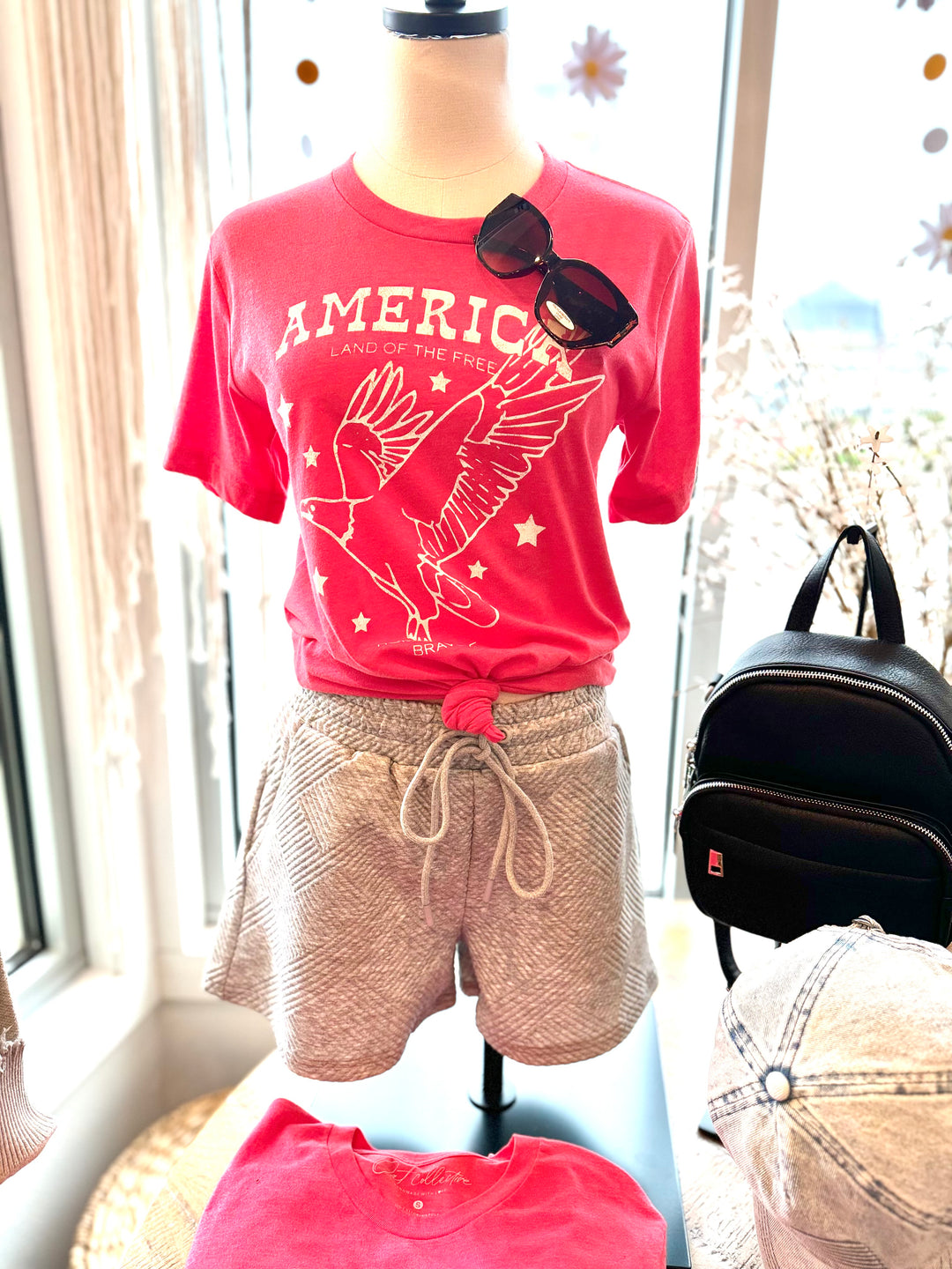 America Land of the Free Graphic Tee