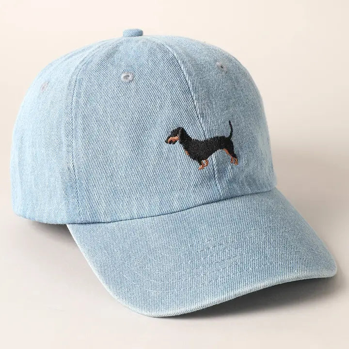 Dachshund Embroidered Hat