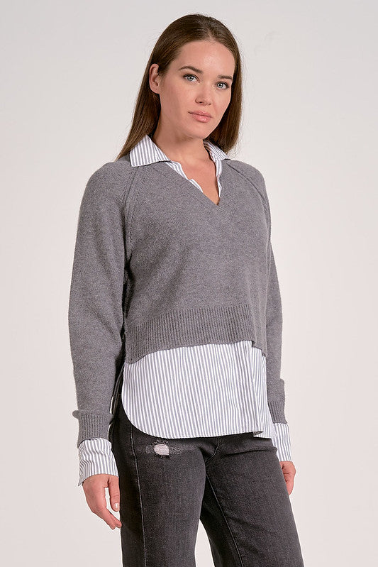 Elan Long Sleeve Sweater Combo