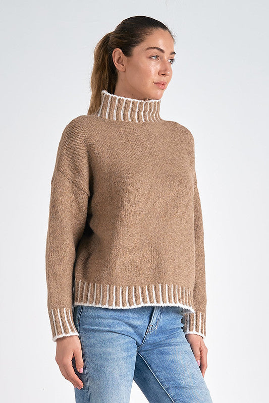 Elan Mock Neck Sweater