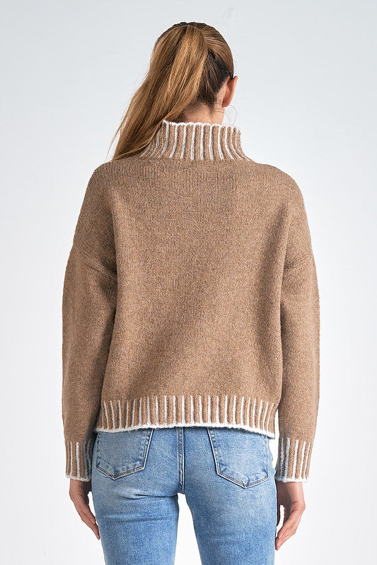 Elan Mock Neck Sweater