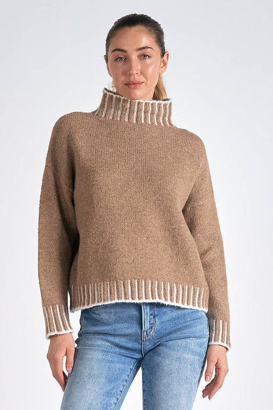 Elan Mock Neck Sweater