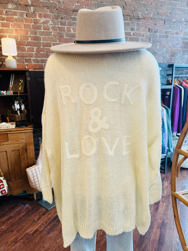 Elan Rock & Love Sweater Cardigan