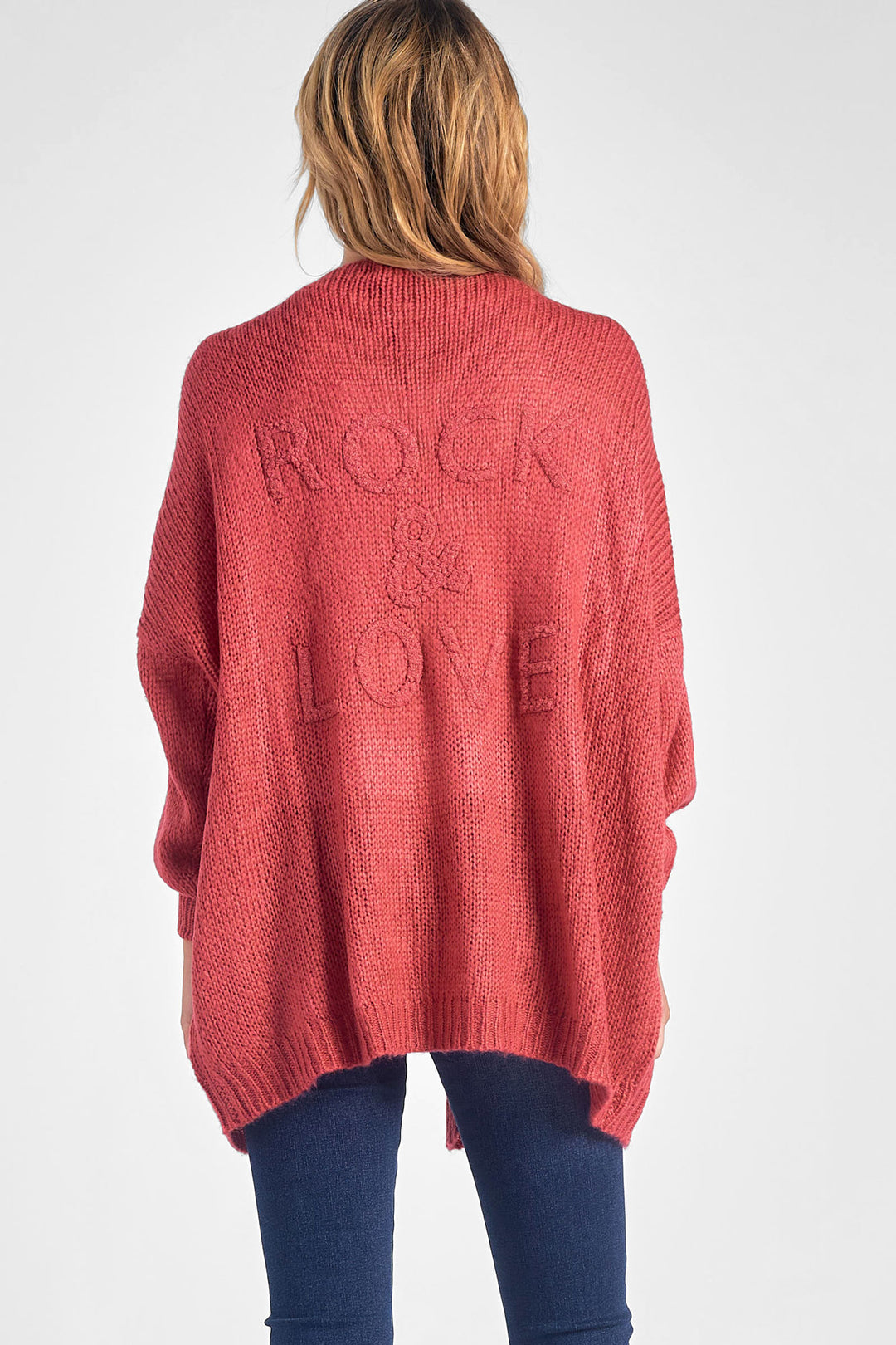 Elan Rock & Love Sweater Cardigan