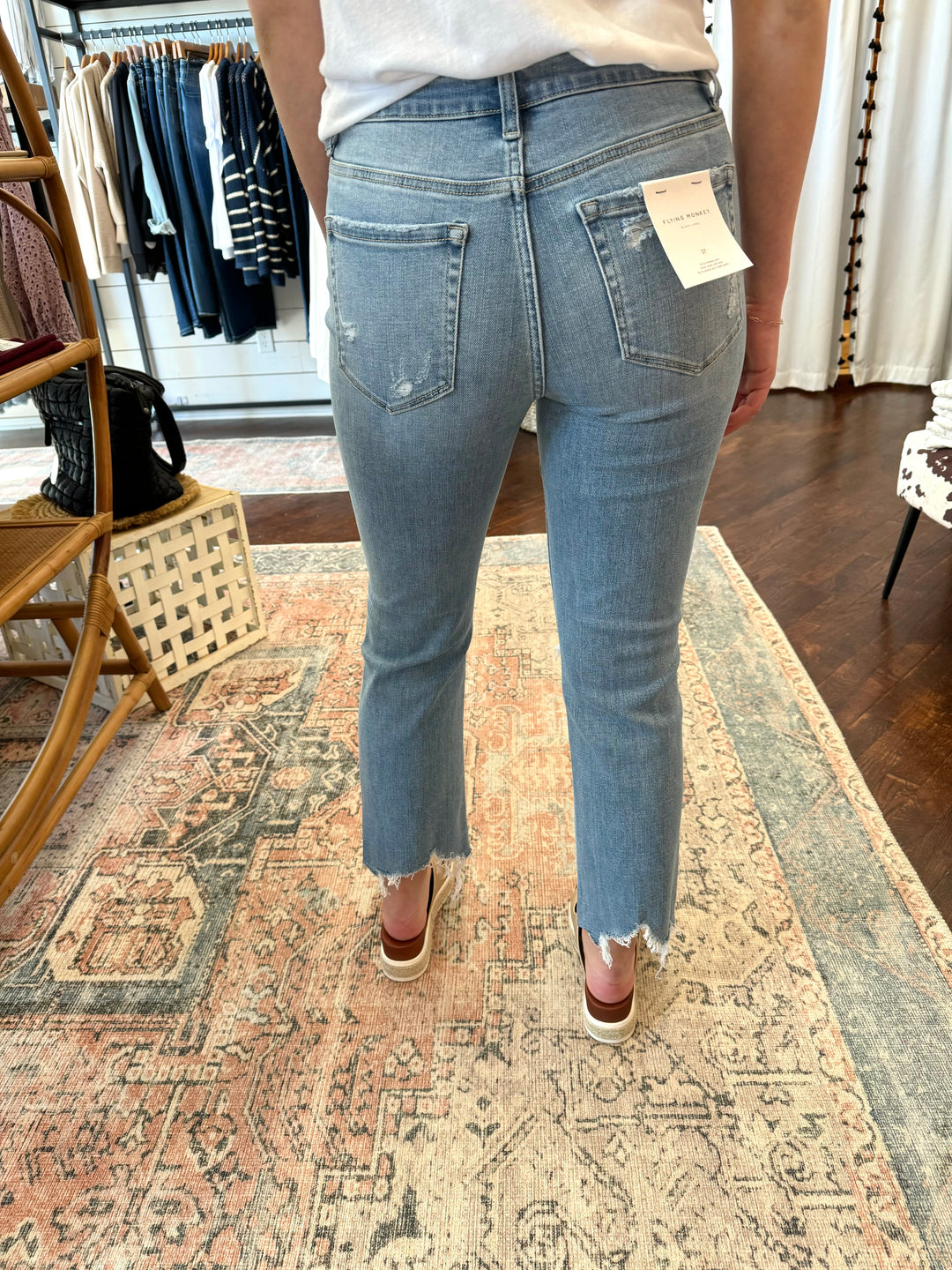 Lani Crop Straight Jeans