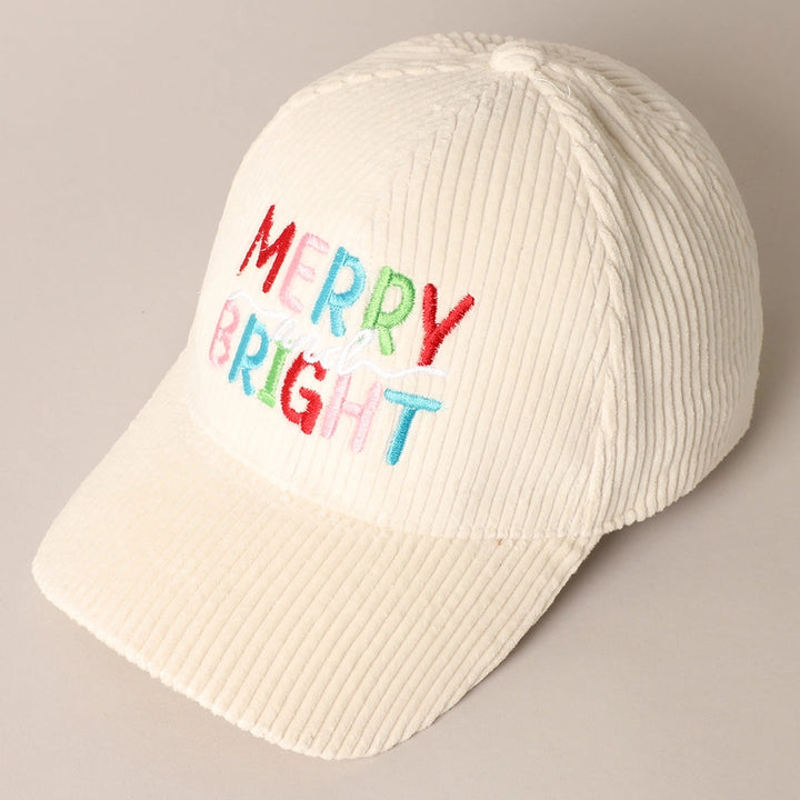 Merry and Bright Corduroy Hat