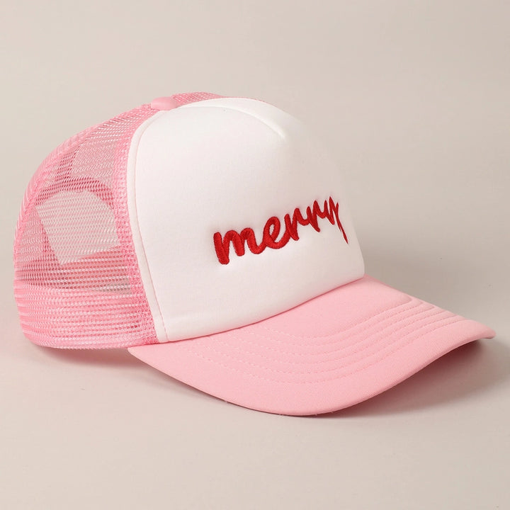 Merry Pink Trucker Hat