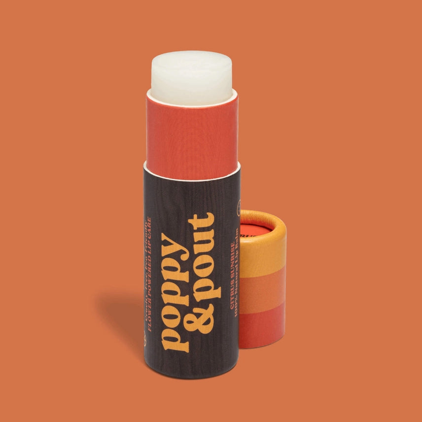 Poppy & Pout Lip Balm - Citrus Sunrise