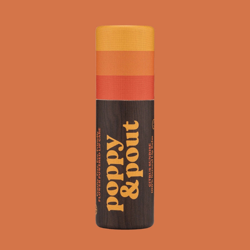 Poppy & Pout Lip Balm - Citrus Sunrise