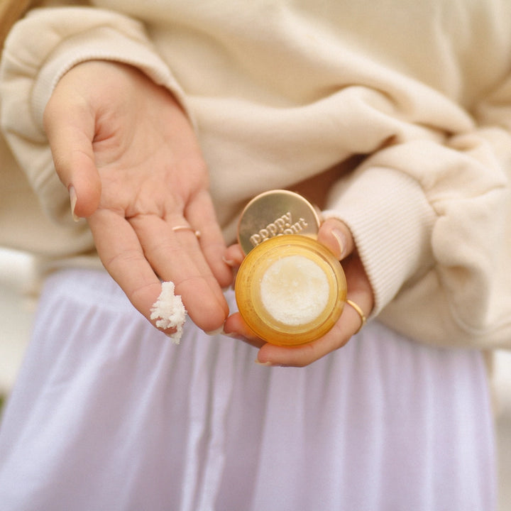 Poppy & Pout Lemon Bloom Lip Scrub