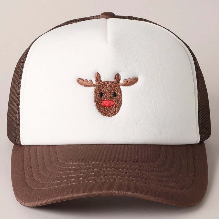 Reindeer Trucker Hat