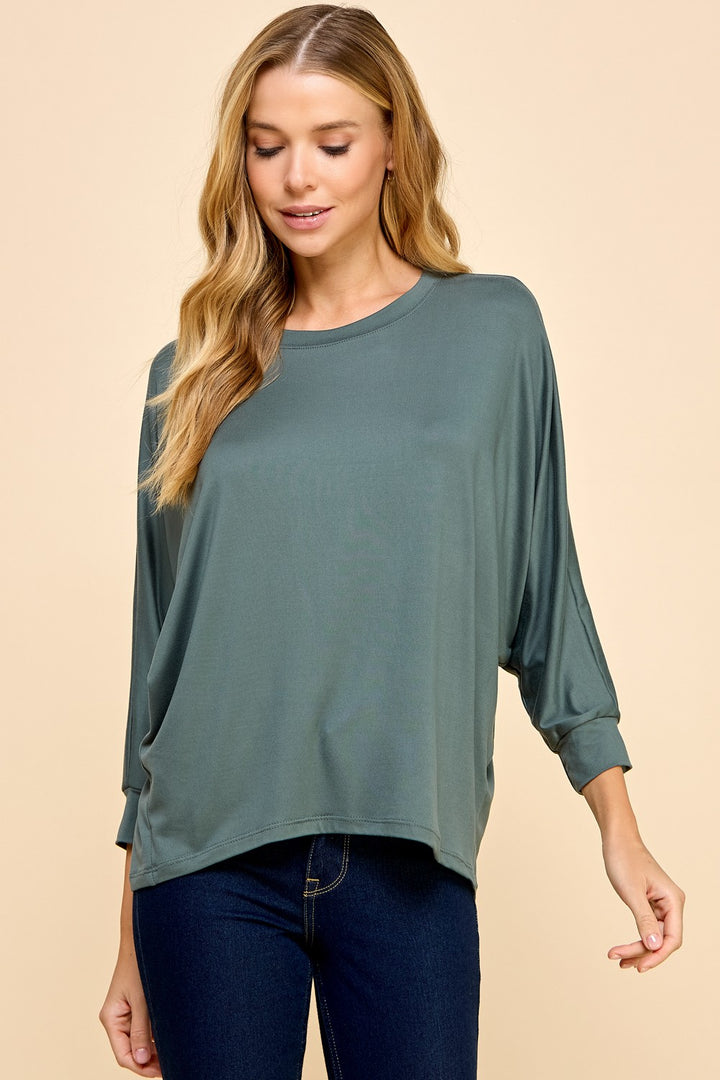 Sola Dolman Top - Seafoam