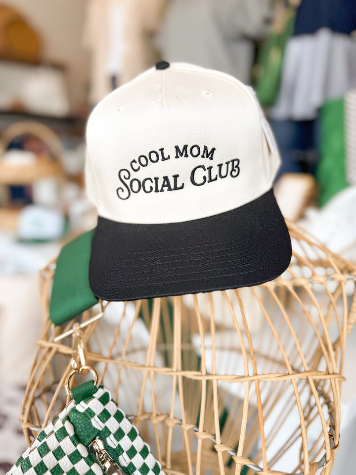 Cool Mom Social Club Two-Toned Vintage Hat