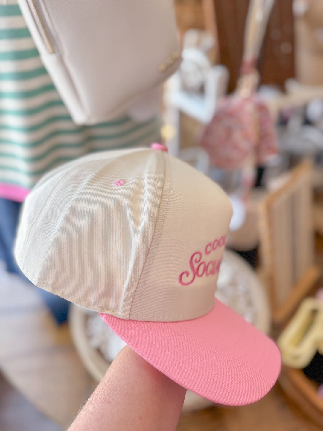 Cool Mom Social Club Two-Toned Vintage Hat