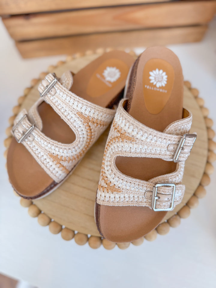 Hadley Crochet Slide Sandal